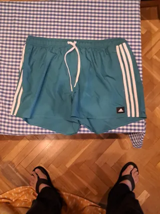 Bañador Adidas Verde Azulado