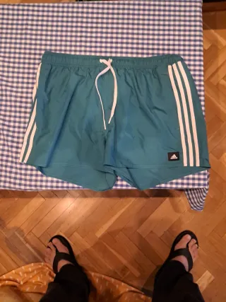 Bañador Adidas Verde Azulado