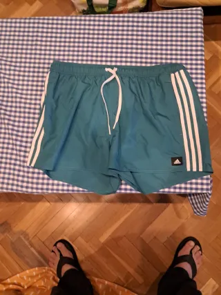 Bañador Adidas Verde Azulado