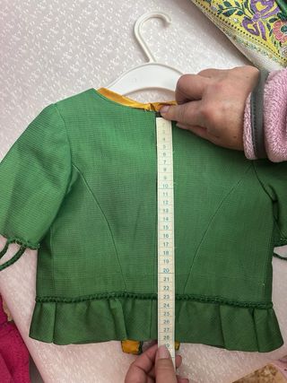 Corpiño Fallera Época Niña Verde