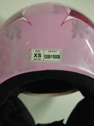 Casco de moto rosa Zeus