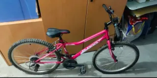Bicicleta Montaña 24 Rosa