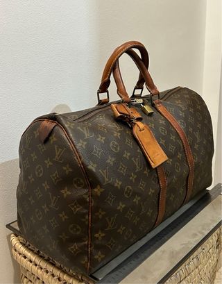 Bolso Louis Vuitton Keepall 45 Vintage Marrón
