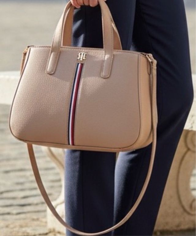Bolso Tommy Hilfiger Beige Original con etiqueta