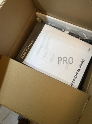 Appendiabiti Nero con Scaffali SONGMICS