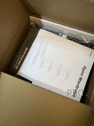 Appendiabiti Nero con Scaffali SONGMICS