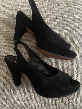 Scarpe donna eleganti nere tacco 39