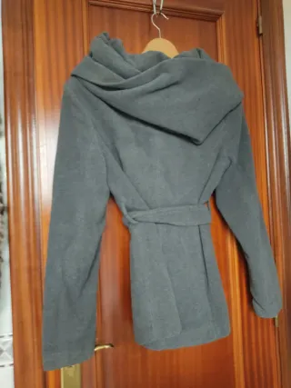 Chaquetón gris mujer