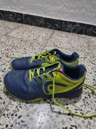 Zapatillas Padel Head Azul/Verde