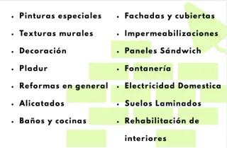 Servicios de Pintura y Decoración