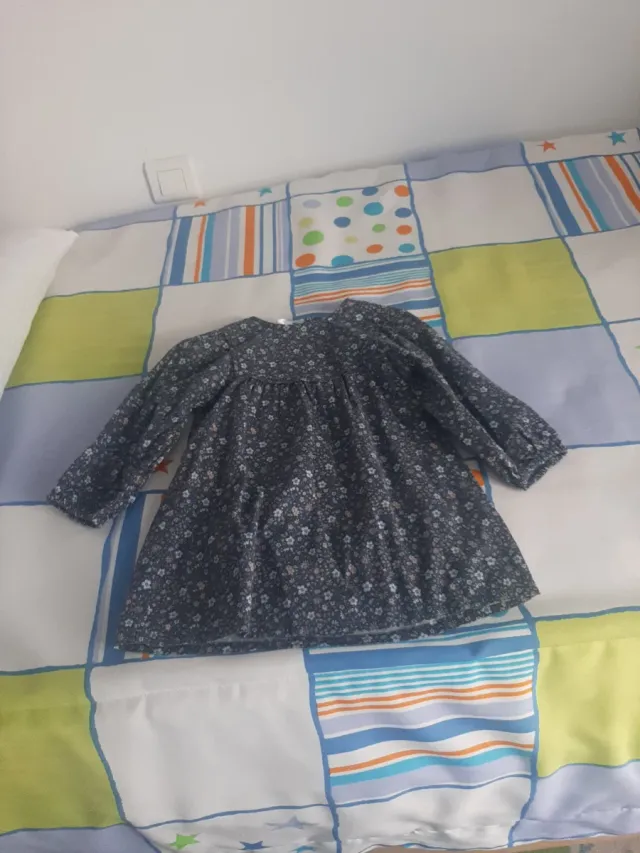 Vestido Mango floral manga larga