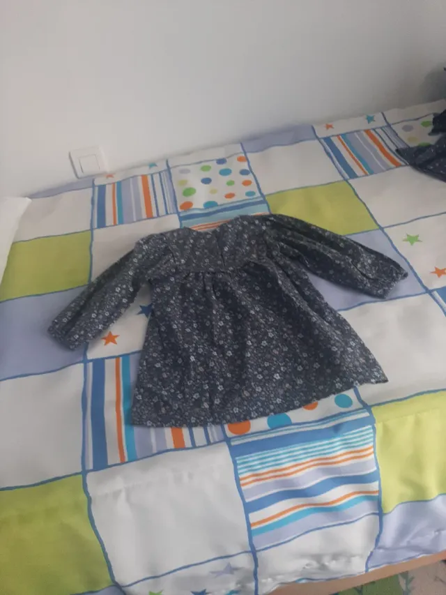 Vestido Mango floral manga larga