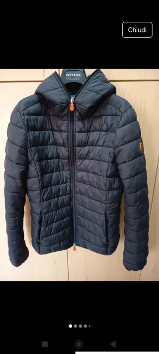 Piumino da donna Save The Duck nero