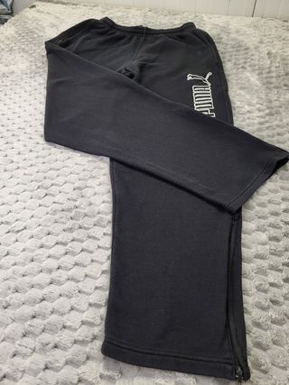 Chándal Puma Negro Talla L Logo Grande