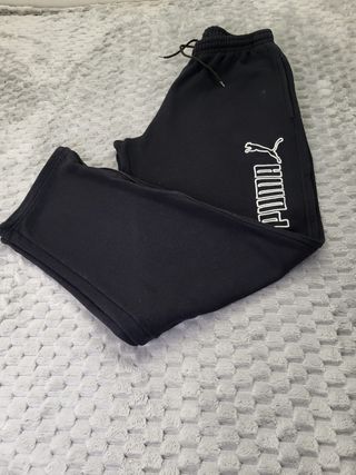 Chándal Puma Negro Talla L Logo Grande
