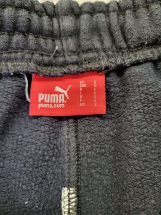 Chándal Puma Negro Talla L Logo Grande