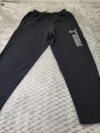 Chándal Puma Negro Talla L Logo Grande