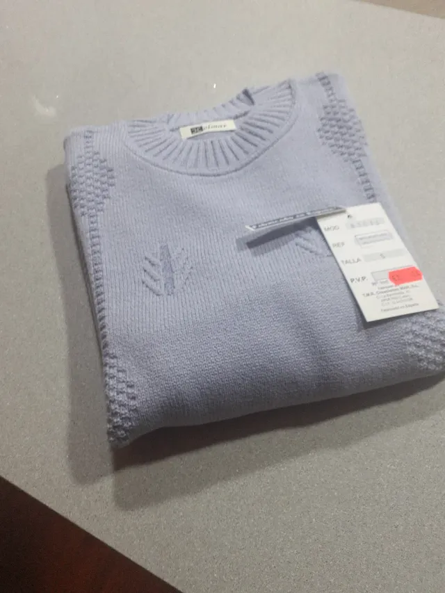 2 Jerseys punto cuello polo y redondo mujer talla