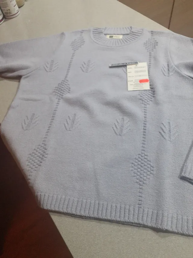 2 Jerseys punto cuello polo y redondo mujer talla