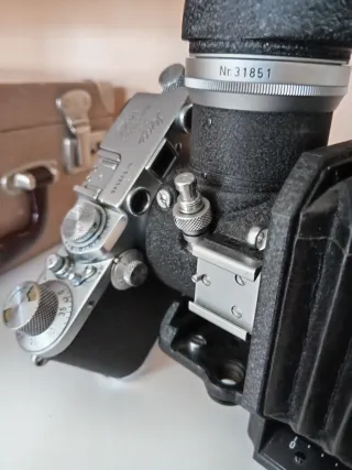 Leica III F con corredo macro