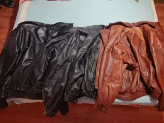 3 Cazadoras de Piel (Negra y Marrón)