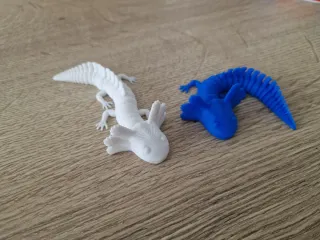 Axolote articulado 3D