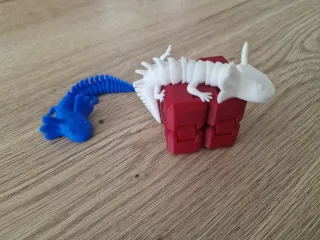 Axolote articulado 3D