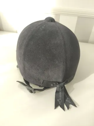 Casco de equitación de terciopelo