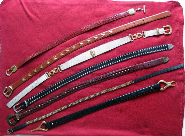 Set di 7 cinture da donna