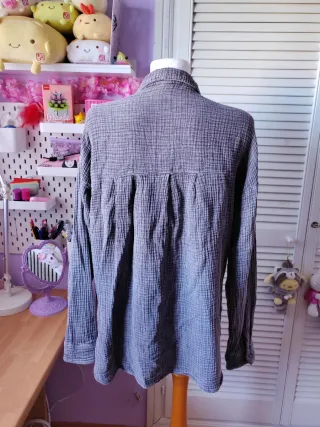 New Yorker Fb sister hipster Oversized camisa gris