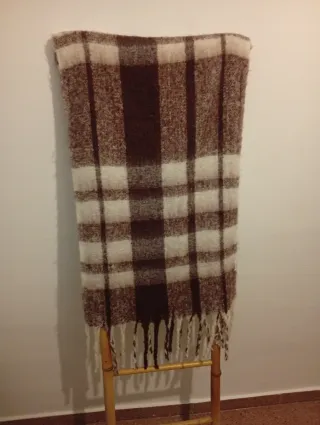 Bufanda Springfield cuadros beige y marrón