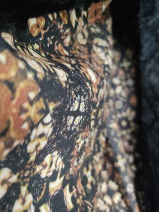 Chaquetón Piel Sintética Negro