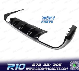 DIFUSOR MERCEDES CLASE E C238 16- AMG NEGRO BRILLO LOOK E63