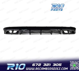 DIFUSOR MERCEDES CLASE E C238 16- AMG NEGRO BRILLO LOOK E63