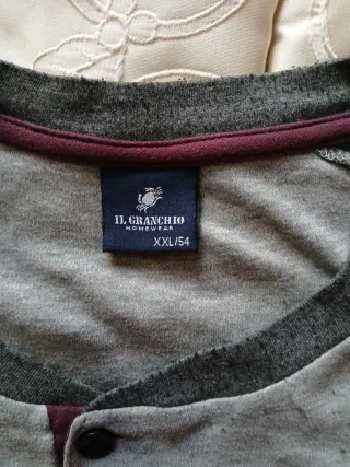 Pigiama uomo tg. 54 italiana blu/grigio