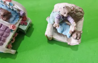 Statuette resina Poly collection, vintage