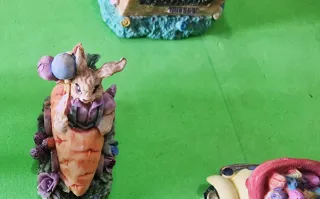 Statuette resina Poly collection, vintage