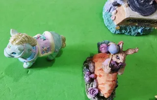 Statuette resina Poly collection, vintage