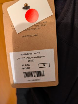 NUEVO Culote mujer ETXEONDO IXA HYDRA TIGHTS TM