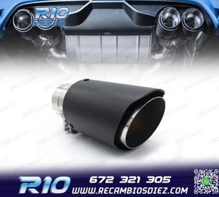 COLA ESCAPE CARBONO UNIVERSAL TIPO AKRAPOVIC 76MM