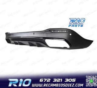 DIFUSOR MERCEDES GLE W167 AMG 19- LOOK AMG GLE63 NEGRO