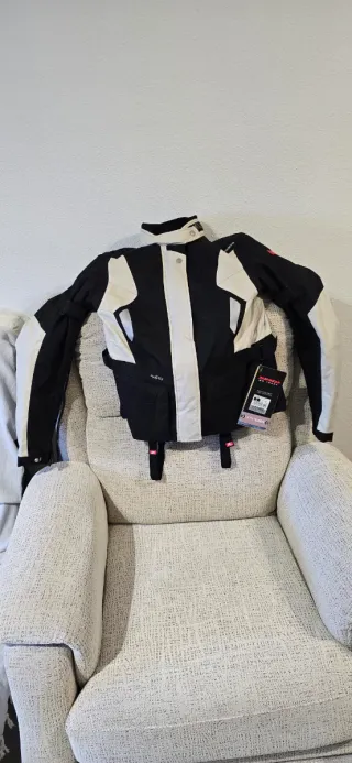 Chaqueta Moto Chica Spidi Negra/Beige NUEVA