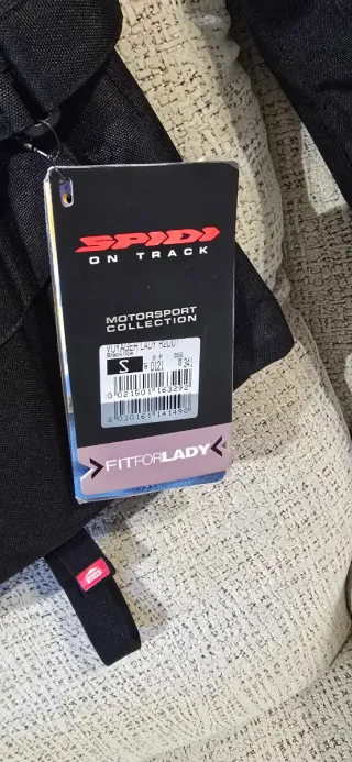 Chaqueta Moto Chica Spidi Negra/Beige NUEVA