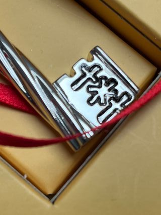 Chiave portafortuna Ardì laminata argento