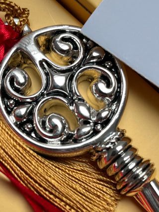 Chiave portafortuna Ardì laminata argento