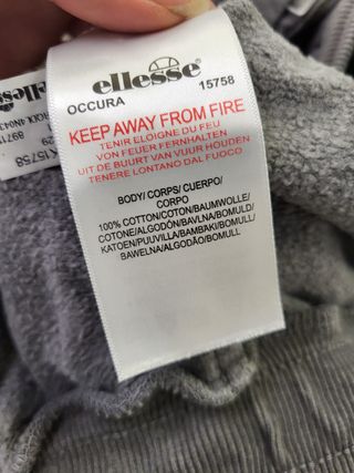 Jogger/Chándal Ellesse Gris Lavado T.S