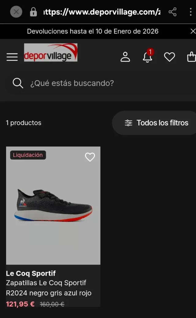 Zapatillas Le Coq Sportif R2024 negro