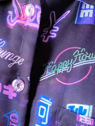 Madame Chocolat Cyberpunk nightcity Neon Harajuku