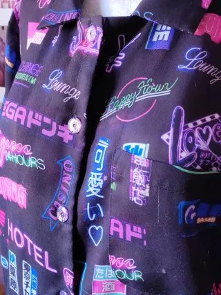 Madame Chocolat Cyberpunk nightcity Neon Harajuku