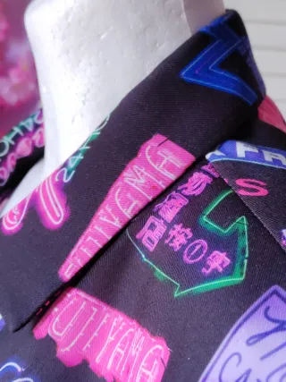 Madame Chocolat Cyberpunk nightcity Neon Harajuku